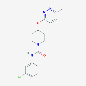 molecular formula C17H19ClN4O2 B2906777 N-(3-chlorophenyl)-4-((6-methylpyridazin-3-yl)oxy)piperidine-1-carboxamide CAS No. 1797536-67-4