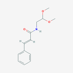 molecular formula C13H17NO3 B290678 N-(2,2-dimethoxyethyl)-3-phenylacrylamide 