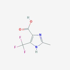 2-methyl-5-(trifluoromethyl)-1H-imidazole-4-carboxylic acid