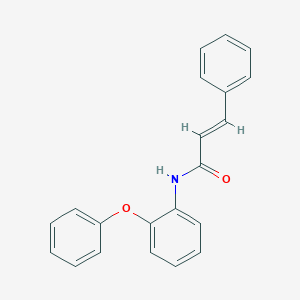 molecular formula C21H17NO2 B290680 N-(2-phenoxyphenyl)-3-phenylacrylamide 