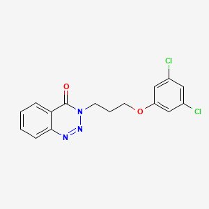 3-[3-(3,5-dichlorophenoxy)propyl]-1,2,3-benzotriazin-4(3H)-one