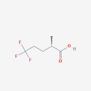 (2S)-5,5,5-Trifluoro-2-methylpentanoic acid
