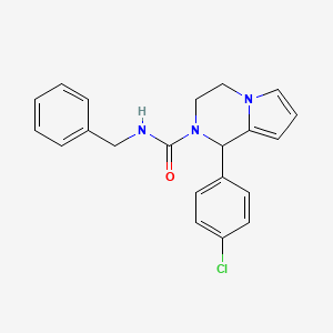 N-benzyl-1-(4-chlorophenyl)-3,4-dihydropyrrolo[1,2-a]pyrazine-2(1H)-carboxamide