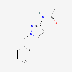 molecular formula C12H13N3O B2906837 N-(1-benzyl-1H-pyrazol-3-yl)acetamide CAS No. 72159-21-8
