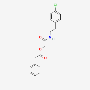 2-{[2-(4-Chlorophenyl)ethyl]amino}-2-oxoethyl (4-methylphenyl)acetate