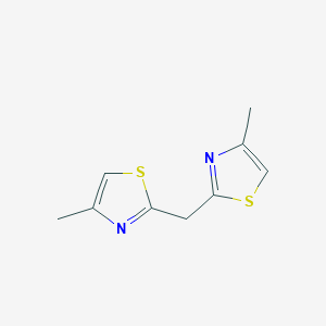 molecular formula C9H10N2S2 B2906885 Bis(4-methylthiazol-2-yl)methylene CAS No. 860180-92-3