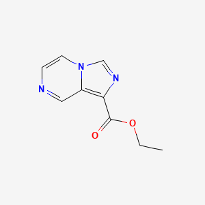 molecular formula C9H9N3O2 B2906887 Ethyl imidazo[1,5-a]pyrazine-1-carboxylate CAS No. 1377584-27-4