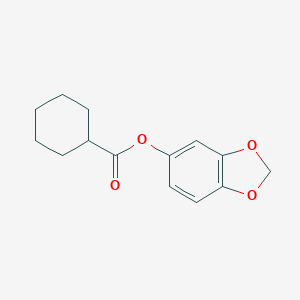 1,3-Benzodioxol-5-yl cyclohexanecarboxylate