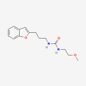 1-(3-(Benzofuran-2-yl)propyl)-3-(2-methoxyethyl)urea