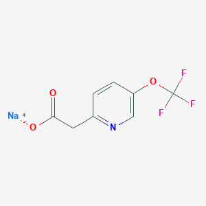 Sodium 2-(5-(trifluoromethoxy)pyridin-2-yl)acetate