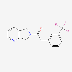 1-(5H-pyrrolo[3,4-b]pyridin-6(7H)-yl)-2-(3-(trifluoromethyl)phenyl)ethanone