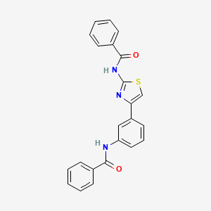 N-(4-(3-benzamidophenyl)thiazol-2-yl)benzamide