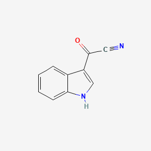 molecular formula C10H6N2O B2906948 1H-indole-3-carbonyl cyanide CAS No. 19194-62-8