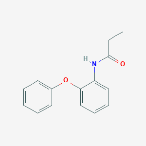 molecular formula C15H15NO2 B290695 N-(2-phenoxyphenyl)propanamide 