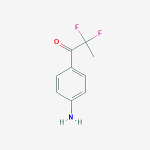 1-(4-Aminophenyl)-2,2-difluoropropan-1-one