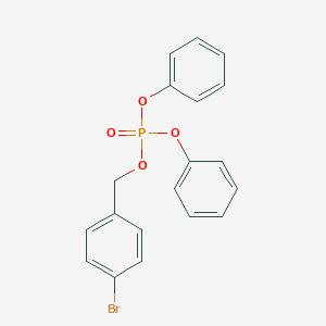 molecular formula C19H16BrO4P B2906953 (4-Bromophenyl)methyl diphenyl phosphate CAS No. 101868-29-5