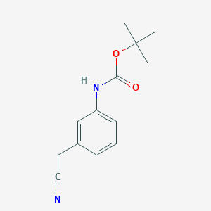 molecular formula C13H16N2O2 B2906959 tert-Butyl (3-(cyanomethyl)phenyl)carbamate CAS No. 954238-67-6