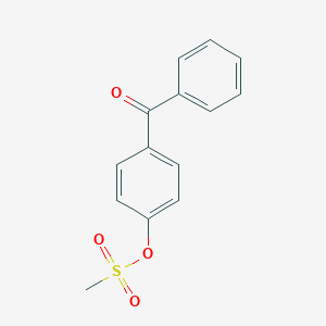 molecular formula C14H12O4S B290696 4-Benzoylphenyl methanesulfonate 