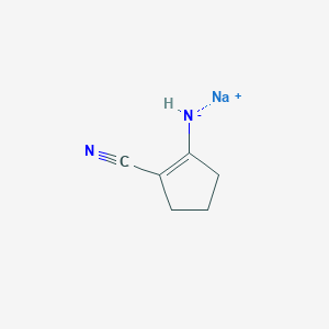 Sodium 2-cyanocyclopent-1-en-1-aminide