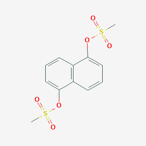 molecular formula C12H12O6S2 B290697 (5-Methylsulfonyloxynaphthalen-1-yl) methanesulfonate 