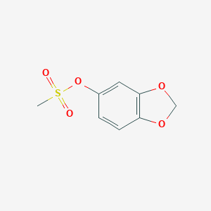 molecular formula C8H8O5S B290698 1,3-Benzodioxol-5-yl methanesulfonate 