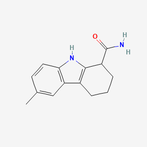 molecular formula C14H16N2O B2906997 6-methyl-2,3,4,9-tetrahydro-1H-carbazole-1-carboxamide CAS No. 352554-02-0