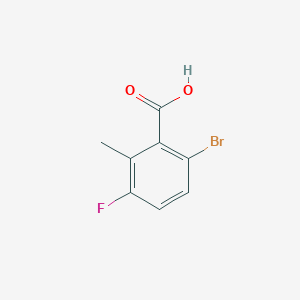 molecular formula C8H6BrFO2 B2907003 6-Bromo-3-fluoro-2-methylbenzoic acid CAS No. 1427382-17-9