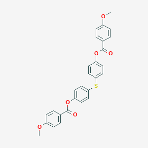 4-({4-[(4-Methoxybenzoyl)oxy]phenyl}sulfanyl)phenyl 4-methoxybenzoate