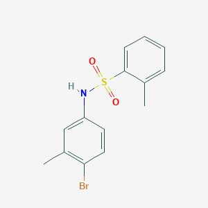 N-(4-bromo-3-methylphenyl)-2-methylbenzenesulfonamide