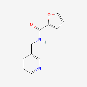molecular formula C11H10N2O2 B2907220 N-(pyridin-3-ylmethyl)furan-2-carboxamide CAS No. 349110-02-7