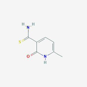 molecular formula C7H8N2OS B2907225 6-methyl-2-oxo-1H-pyridine-3-carbothioamide CAS No. 92303-09-8