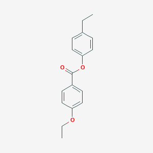 molecular formula C17H18O3 B290724 4-Ethylphenyl 4-ethoxybenzoate 