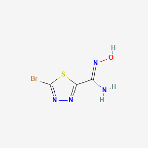 5-Bromo-N'-hydroxy-1,3,4-thiadiazole-2-carboximidamide