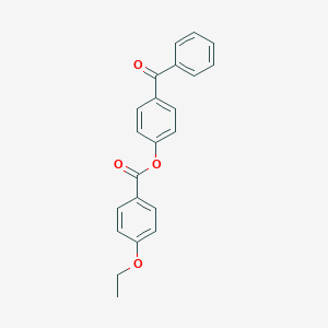 molecular formula C22H18O4 B290725 4-Benzoylphenyl 4-ethoxybenzoate 