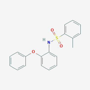 molecular formula C19H17NO3S B290730 2-methyl-N-(2-phenoxyphenyl)benzenesulfonamide 
