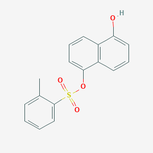 molecular formula C17H14O4S B290734 5-Hydroxy-1-naphthyl 2-methylbenzenesulfonate 