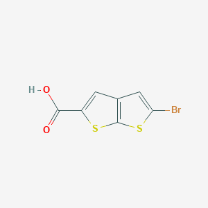 molecular formula C7H3BrO2S2 B2907393 5-Bromothieno[2,3-b]thiophene-2-carboxylic acid CAS No. 2219368-67-7