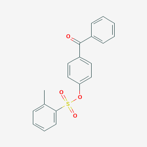 4-Benzoylphenyl 2-methylbenzenesulfonate