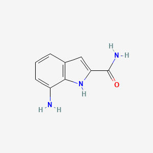 B2907402 7-amino-1H-indole-2-carboxamide CAS No. 1193387-65-3