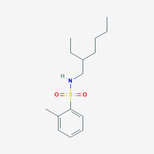 molecular formula C15H25NO2S B290741 N-(2-ethylhexyl)-2-methylbenzenesulfonamide 