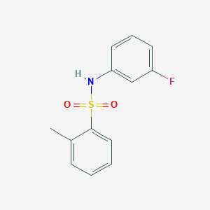 N-(3-fluorophenyl)-2-methylbenzenesulfonamide