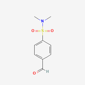 molecular formula C9H11NO3S B2907427 4-Formyl-N,N-dimethylbenzenesulfonamide CAS No. 54049-92-2