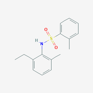 N-(2-ethyl-6-methylphenyl)-2-methylbenzenesulfonamide