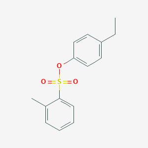 molecular formula C15H16O3S B290744 4-Ethylphenyl 2-methylbenzenesulfonate 