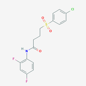 4-((4-chlorophenyl)sulfonyl)-N-(2,4-difluorophenyl)butanamide