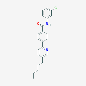 N-(3-chlorophenyl)-4-(5-pentylpyridin-2-yl)benzamide