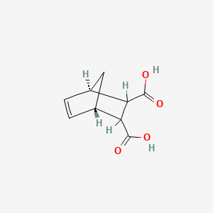 molecular formula C9H10O4 B2907478 Cis-bicyclo[2.2.1]hept-5-ene-2,3-dicarboxylic acid CAS No. 3813-52-3; 3853-88-1