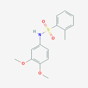 N-(3,4-dimethoxyphenyl)-2-methylbenzenesulfonamide