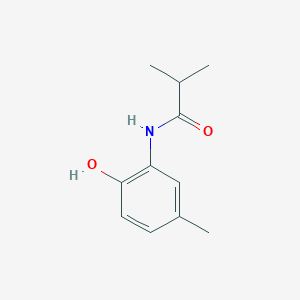 molecular formula C11H15NO2 B290751 N-(2-hydroxy-5-methylphenyl)-2-methylpropanamide 