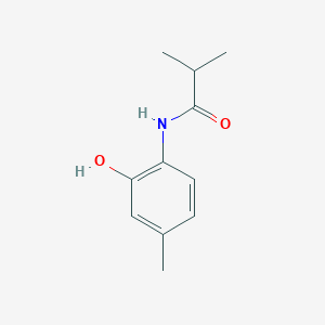 molecular formula C11H15NO2 B290753 N-(2-hydroxy-4-methylphenyl)-2-methylpropanamide 